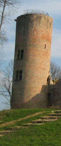 Faade nord du donjon